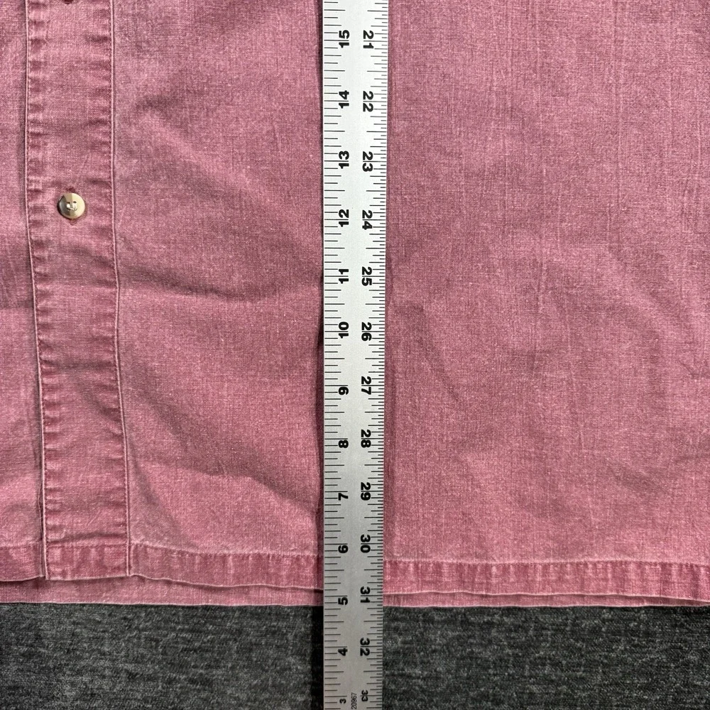 Red Head Brand Co. Button Up Long Sleeve Red Men's Size XXL Elbow Patches‎ VTG - Picture 13 of 15